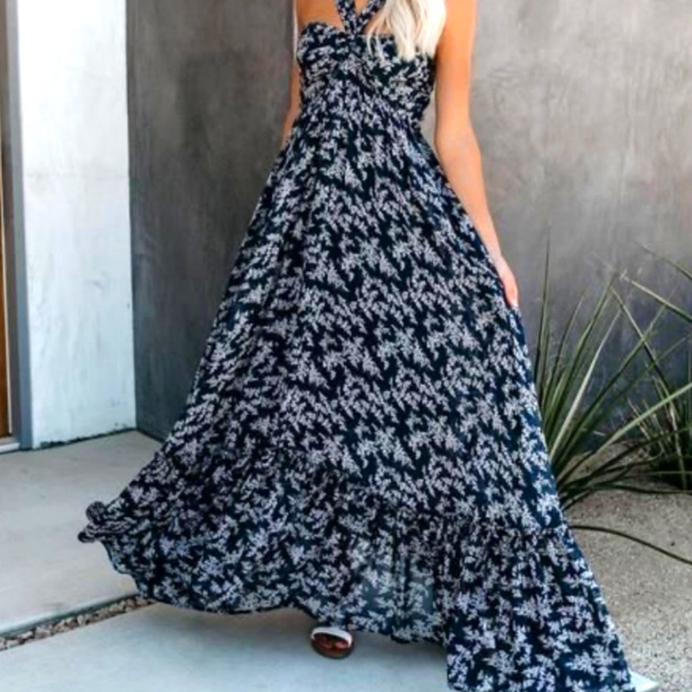 VICI OTTER BAY MAXI FLORAL DRESS